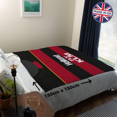 QPR  - 1990 Away Shirt - Personalised Retro Fleece Blanket