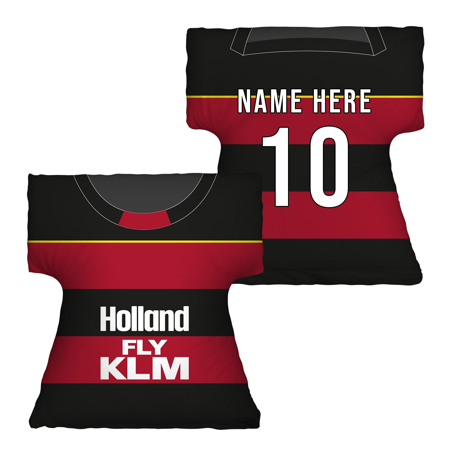 QPR - 1990 Away Shirt - Personalised Retro Shirt Cushion