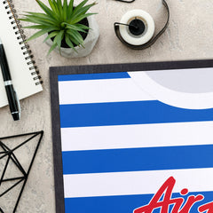 QPR 2015 Home Shirt - Personalised Retro Door Mat - 60cm x 40cm