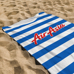 QPR - 2015 Home Shirt - Personalised Retro Lightweight, Microfibre Beach Towel - 150cm x 75cm