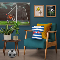 QPR - 2015 Home Shirt - Personalised Retro Shirt Cushion