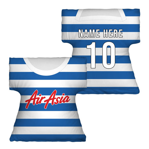 QPR - 2015 Home Shirt - Personalised Retro Shirt Cushion