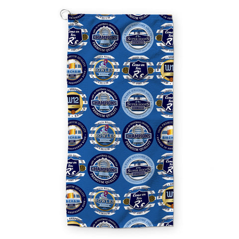 QPR - Football Legends - Retro Lightweight, Microfibre Golf Towel