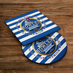 QPR BOWLES - Football Coaster - Square Or Circle