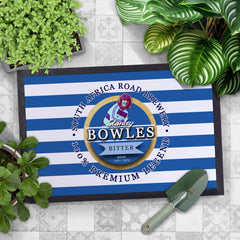QPR BOWLES - Football Legends - Door Mat -60cm X 40cm