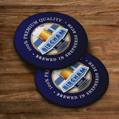 QPR Bircham - Football Coaster - Square Or Circle
