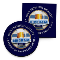 QPR Bircham - Football Coaster - Square Or Circle