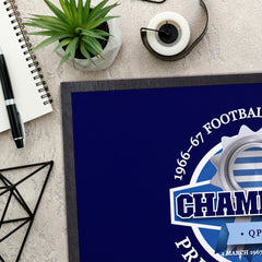 The Hoops CHAMPIONS  - Football Legends - Door Mat -60cm X 40cm