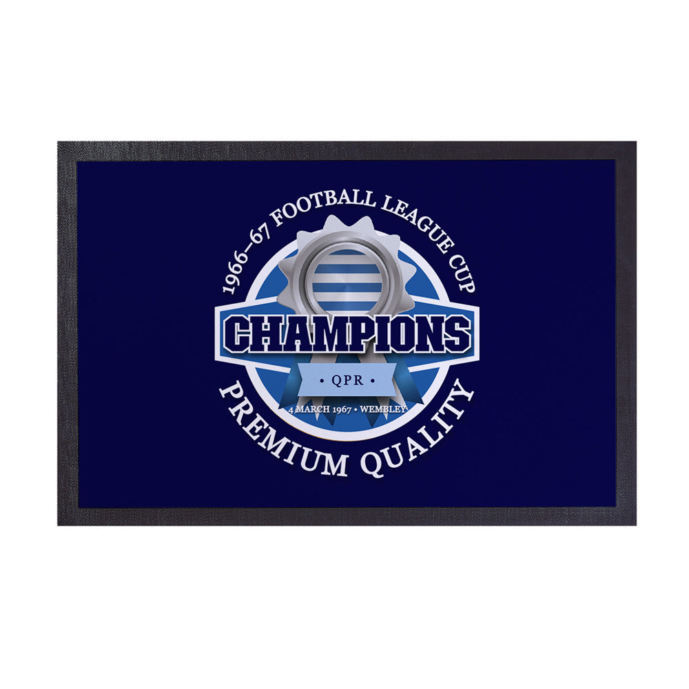 The Hoops CHAMPIONS  - Football Legends - Door Mat -60cm X 40cm