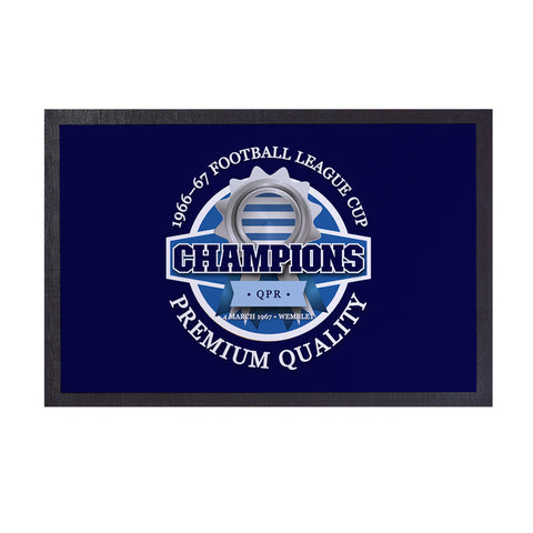 The Hoops CHAMPIONS  - Football Legends - Door Mat -60cm X 40cm