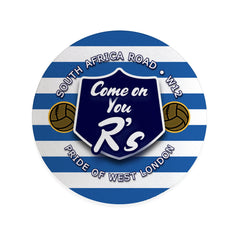 The Hoops Rs - Football Coaster - Square Or Circle