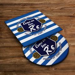 The Hoops Rs - Football Coaster - Square Or Circle
