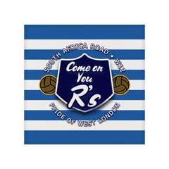 The Hoops Rs - Football Coaster - Square Or Circle