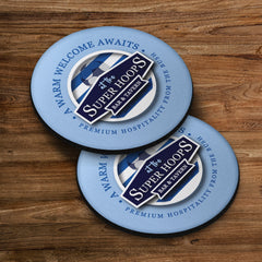 The Hoops SUPER HOOPS - Football Coaster - Square Or Circle