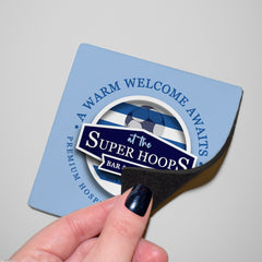 The Hoops SUPER HOOPS - Football Coaster - Square Or Circle