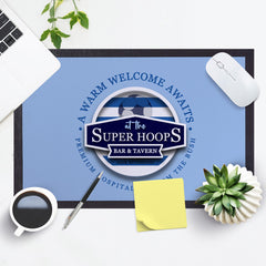 The Hoops SUPER HOOPS  - Football Legends - Door Mat -60cm X 40cm