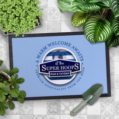 The Hoops SUPER HOOPS  - Football Legends - Door Mat -60cm X 40cm