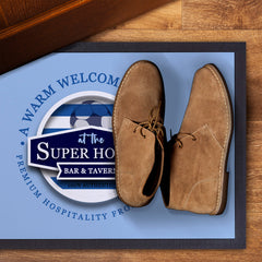 The Hoops SUPER HOOPS  - Football Legends - Door Mat -60cm X 40cm