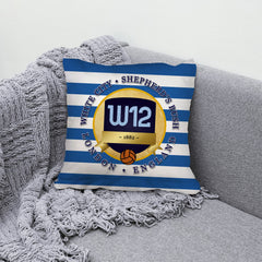 The Hoops W12 BMG_PRINT300 10inch Cushion V3 - Cushion - 10inch