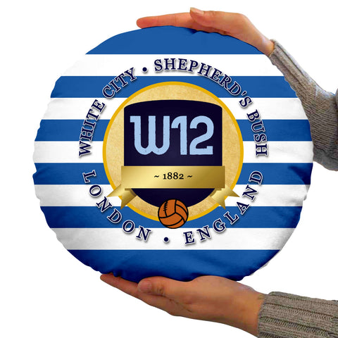The Hoops W12 - Football Legends - Circle Cushion 14inch