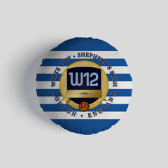 The Hoops W12 - Football Legends - Circle Cushion 14inch