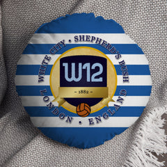 The Hoops W12 - Football Legends - Circle Cushion 14inch