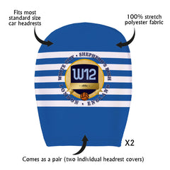 The Hoops W12 - Football Legends - Headrest Cover