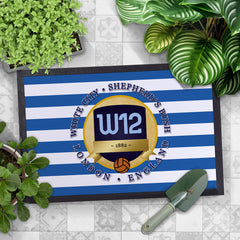 The Hoops W12  - Football Legends - Door Mat -60cm X 40cm