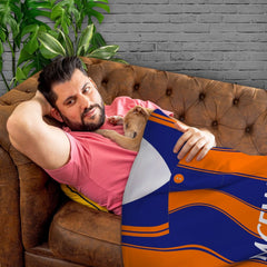 Rangers - 1993 Away Shirt - Personalised Retro Fleece Blanket