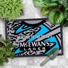 Rangers 1995 Goalkeeper Shirt - Personalised Retro Door Mat - 60cm x 40cm