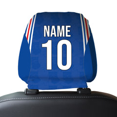 Rangers 1996 Home - Retro Football Shirt - Pack of 2 - Car Seat Headrest Covers