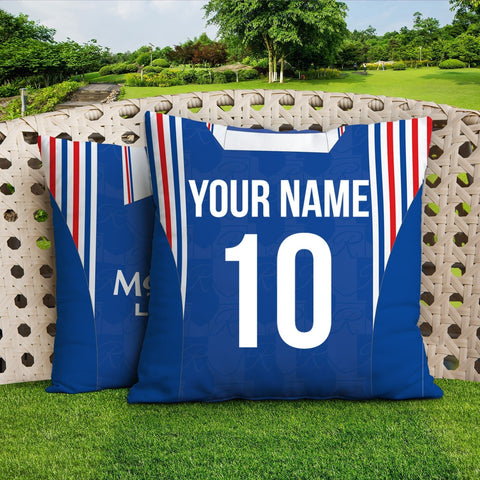 Rangers - 1996 Home Shirt - 45cm or 61cm Retro Showerproof Outdoor Cushion
