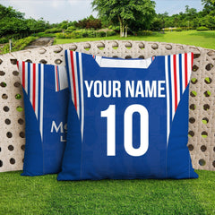 Rangers - 1996 Home Shirt - 45cm or 61cm Retro Showerproof Outdoor Cushion
