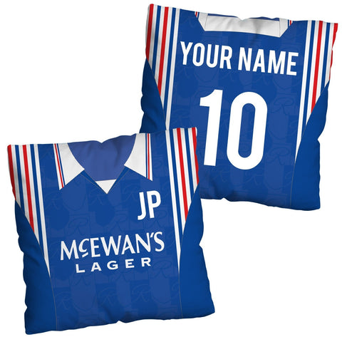 Rangers - 1996 Home Shirt - 45cm or 61cm Retro Cushion