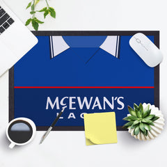 Rangers 1998 Home Shirt - Personalised Retro Door Mat - 60cm x 40cm