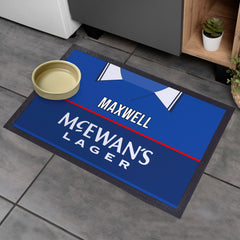 Rangers 1998 Home Shirt - Personalised Retro Door Mat - 60cm x 40cm