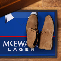 Rangers 1998 Home Shirt - Personalised Retro Door Mat - 60cm x 40cm