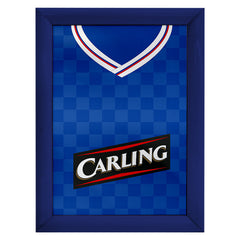 Personalised Rangers - 2009 Home Shirt - A4 Metal Sign Plaque - Frame Options Available