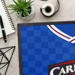 Rangers 2009 Home Shirt - Personalised Retro Door Mat - 60cm x 40cm