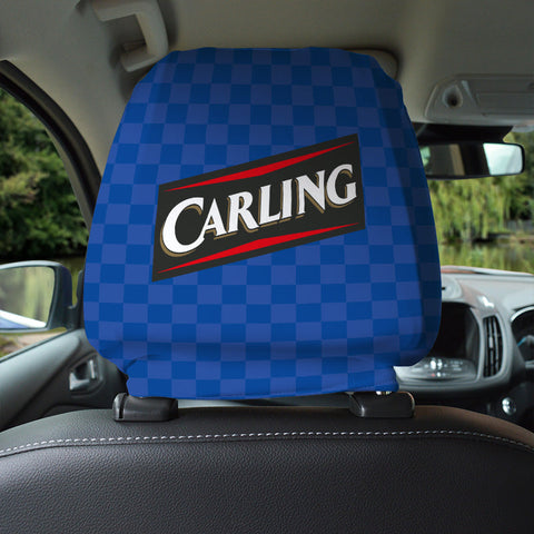 Rangers 2009 Home - Retro Football Shirt - Pack of 2 - Car Seat Headrest Covers