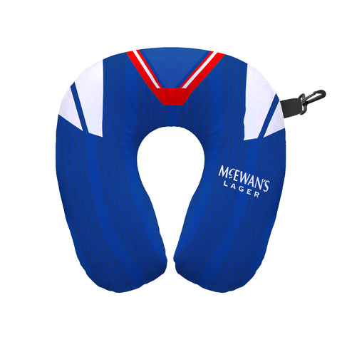 Rangers - 1992 - Home - Personalised Retro Shirt Travel Pillow