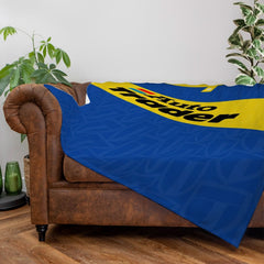 Reading  - 1992 Away Shirt - Personalised Retro Fleece Blanket