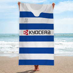 Reading - 2006 Home Shirt - Personalised Retro Lightweight, Microfibre Beach Towel - 150cm x 75cm