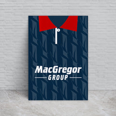 Ross County 1995 Home Shirt - A4 Personalised Metal Sign Plaque