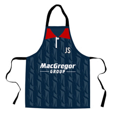 Ross County 1995 Home Shirt Apron - Personalised Retro Football Novelty Water-Resistant, Lazer Cut (no fraying) Light Weight Adults Apron