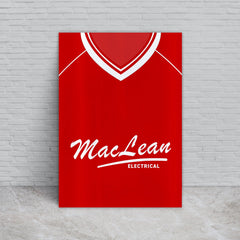 Ross County 2000 Away Shirt - A4 Personalised Metal Sign Plaque