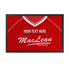 Ross County 2000 Away Shirt - Personalised Retro Door Mat - 60cm x 40cm
