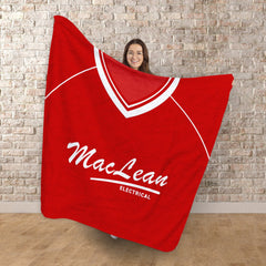 Ross County Retro - 2000 Away - Personalised Retro Fleece Blanket 150cm X 150cm