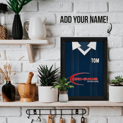 Ross County 2015 Home Shirt - A4 Personalised Metal Sign Plaque 