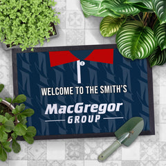 Ross County 1995 Home Shirt - Personalised Retro Door Mat - 60cm x 40cm